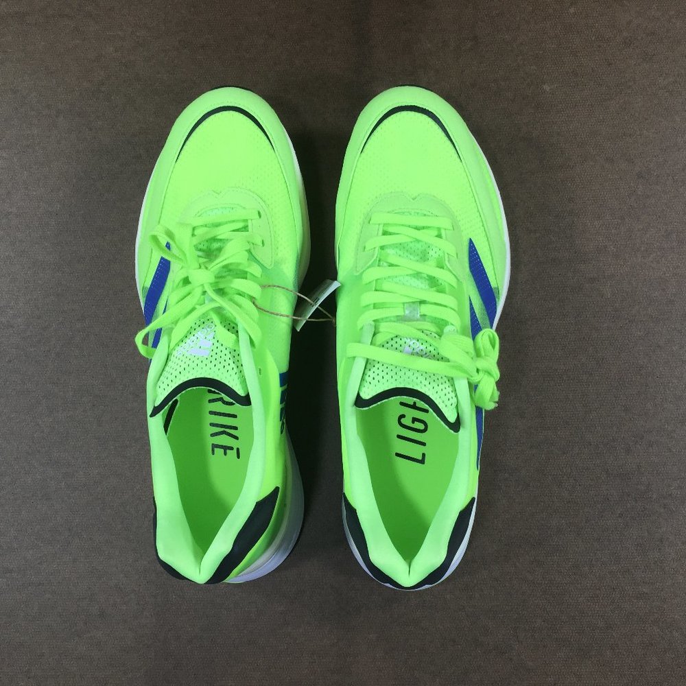 Adidas Adizero Boston 10 Running Shoes Mens Size 12 Signal Green H67514 - Picture 4 of 10